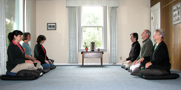 Reeser House as meditation hall 2005